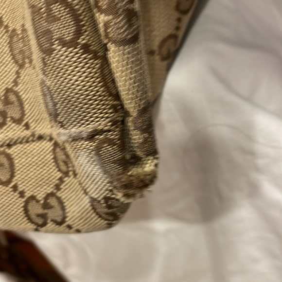 Gucci Brown GG Canvas and Leather Tote. Great Bag! - Picture 16 of 16